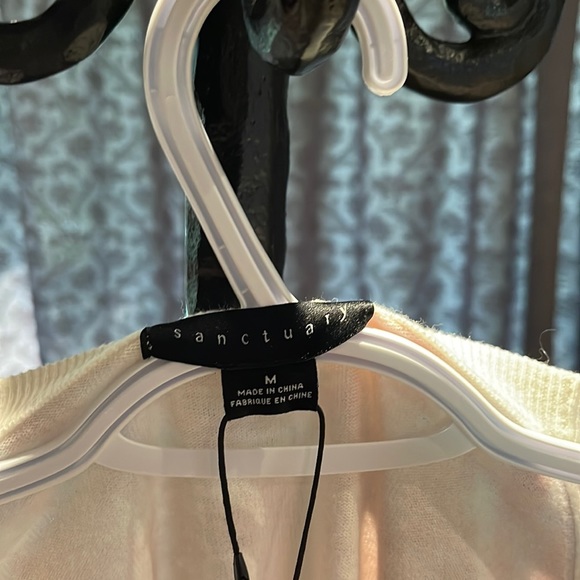 Sanctuary pink and white cloudy sweater new with tags medium - Picture 3 of 5